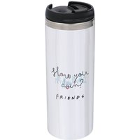 Friends How You Doin Stainless Steel Thermo Travel Mug - Metallic Finish
Friends How You Doin Stainless Steel Thermo Travel Mug - Metallic Finish
