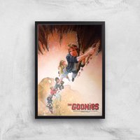 The Goonies Retro Poster Giclee Art Print - A4 - Black Frame, Multi
The Goonies Retro Poster Giclee Art Print - A4 - Black Frame, Multi