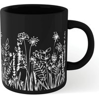 Wild Flower Outline Mug - Black
Wild Flower Outline Mug - Black