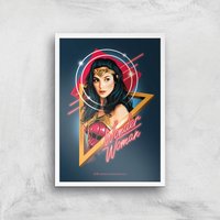 Wonder Woman Welcome To The 80s Giclee Art Print - A3 - White Frame, Multi
Wonder Woman Welcome To The 80s Giclee Art Print - A3 - White Frame, Multi
