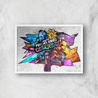 Borderlands 3 Fustercluck Giclee Art Print - A4 - White Frame, Multi
Borderlands 3 Fustercluck Giclee Art Print - A4 - White Frame, Multi