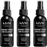 NYX Professional Makeup Radiant Finish Setting Spray X 3
NYX Professional Makeup Radiant Finish Setting Spray X 3