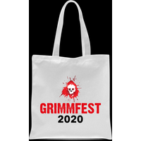 Grimmfest 2020 Skull Logo Tote Bag - White
Grimmfest 2020 Skull Logo Tote Bag - White