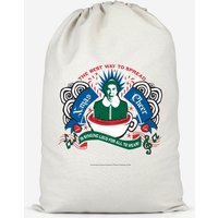 Elf Xmas Cheer Cotton Storage Bag - Small
Elf Xmas Cheer Cotton Storage Bag - Small