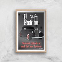 The Godfather Il Padrino Giclee Art Print - A3 - Wooden Frame, Multi
The Godfather Il Padrino Giclee Art Print - A3 - Wooden Frame, Multi
