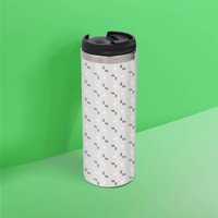 Mistletoe Pattern Stainless Steel Thermo Travel Mug - Metallic Finish
Mistletoe Pattern Stainless Steel Thermo Travel Mug - Metallic Finish