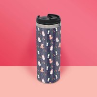 Reindeer Pattern Stainless Steel Thermo Travel Mug
Reindeer Pattern Stainless Steel Thermo Travel Mug