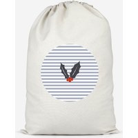 Christmas Holly Stripe Santa Sack - Large
Christmas Holly Stripe Santa Sack - Large
