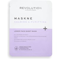 Revolution Skincare Maskcare Maskne Calming & Purifying Lower Face Sheet Mask 
Revolution Skincare Maskcare Maskne Calming & Purifying Lower Face Sheet Mask