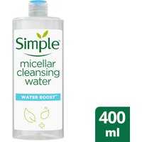 Simple Waterboost Hydrating Micellar Water 400ml
Simple Waterboost Hydrating Micellar Water 400ml