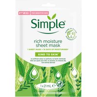 Simple Sheet Mask Rich Moisture (1 Piece)
Simple Sheet Mask Rich Moisture (1 Piece)
