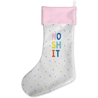 No Shit Pink Christmas Stocking
No Shit Pink Christmas Stocking