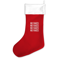 No Fakes Christmas Stocking
No Fakes Christmas Stocking