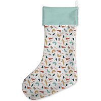 Abstract Green Christmas Stocking 
Abstract Green Christmas Stocking