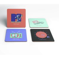 MTV 4 Coaster Set
MTV 4 Coaster Set
