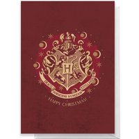 Harry Potter Crest Happy Christmas Greetings Card - Large Card
Harry Potter Crest Happy Christmas Greetings Card - Large Card