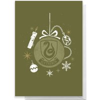 Harry Potter Slytherin Christmas Greetings Card - Large Card
Harry Potter Slytherin Christmas Greetings Card - Large Card