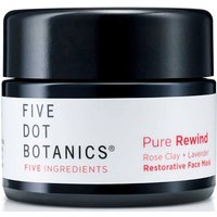 Five Dot Botanics Pure Rewind Rose Clay and Lavender Restorative Face Mask 30ml
Five Dot Botanics Pure Rewind Rose Clay and Lavender Restorative Face Mask 30ml