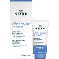 NUXE Crème Fraiche de Beauté 48hr Moisturising Cream for Dry Skin 30ml with 15ml Gift
NUXE Crème Fraiche de Beauté 48hr Moisturising Cream for Dry Skin 30ml with 15ml Gift