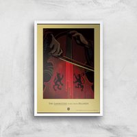 Game of Thrones Lannisters Giclee Art Print - A4 - White Frame, Multi
Game of Thrones Lannisters Giclee Art Print - A4 - White Frame, Multi