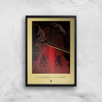 Game of Thrones Lannisters Giclee Art Print - A4 - Black Frame, Multi
Game of Thrones Lannisters Giclee Art Print - A4 - Black Frame, Multi