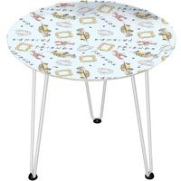 Decorsome x Friends Wooden Side Table - White 
Decorsome x Friends Wooden Side Table - White