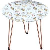 Decorsome x Friends Wooden Side Table - Rose gold
Decorsome x Friends Wooden Side Table - Rose gold