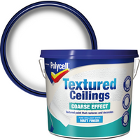Polycell Coarse Effect Textured Ceiling Paint - 5L
Polycell Coarse Effect Textured Ceiling Paint - 5L