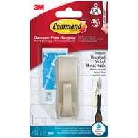 Command Bath Medium Modern Reflections Satin Nickel Metal Hook
Command Bath Medium Modern Reflections Satin Nickel Metal Hook