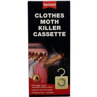 Rentokil Clothes Moth Killer Cassette (Pack of 4)
Rentokil Clothes Moth Killer Cassette (Pack of 4)