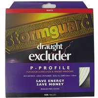 Stormguard P Profile Self-Adhesive Rubber Draught Excluder - White 10M
Stormguard P Profile Self-Adhesive Rubber Draught Excluder - White 10M
