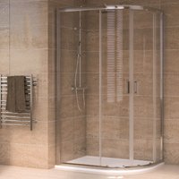 Aqualux Offset Quadrant 1000 x 800mm Right Hand Shower Enclosure and Tray Package
Aqualux Offset Quadrant 1000 x 800mm Right Hand Shower Enclosure and Tray Package
