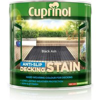 Cuprinol Anti-Slip Decking Stain - Black Ash - 2.5L
Cuprinol Anti-Slip Decking Stain - Black Ash - 2.5L