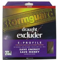 Stormguard E Profile Self-Adhesive Rubber Draught Excluder -Brown 10M
Stormguard E Profile Self-Adhesive Rubber Draught Excluder -Brown 10M