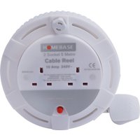 Masterplug 2 Socket Cassette Reel 5m White
Masterplug 2 Socket Cassette Reel 5m White
