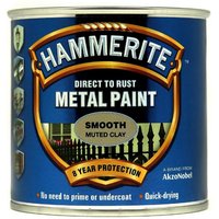 Hammerite Direct To Rust Smooth Muted Clay 250ml
Hammerite Direct To Rust Smooth Muted Clay 250ml
