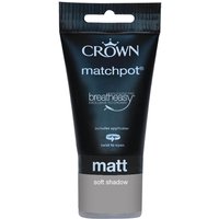 Crown Breatheasy Soft Shadow - Standard Emulsion Matt Paint - 40ml Tester
Crown Breatheasy Soft Shadow - Standard Emulsion Matt Paint - 40ml Tester