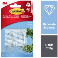 Command Medium Clear Hooks with Clear Strips
Command Medium Clear Hooks with Clear Strips