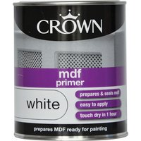 Crown MDF Primer - Pure Brilliant White - 750ml
Crown MDF Primer - Pure Brilliant White - 750ml