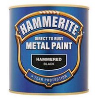 Hammerite Black - Hammered Exterior Metal Paint - 2.5L
Hammerite Black - Hammered Exterior Metal Paint - 2.5L