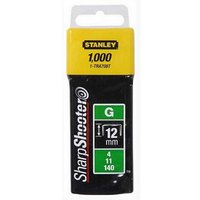 Stanley Heavy Duty Staples - 12mm
Stanley Heavy Duty Staples - 12mm