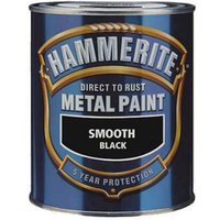 Hammerite Direct To Rust Metal Paint - Black - 2.5L 
Hammerite Direct To Rust Metal Paint - Black - 2.5L