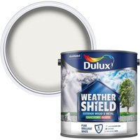 Dulux Weathershield Exterior Quick Dry Gloss Paint - Pure Brilliant White - 2.5L
Dulux Weathershield Exterior Quick Dry Gloss Paint - Pure Brilliant White - 2.5L