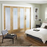 Room Divider Obscure Glazed Oak Veneer - 4 Door - 2545mm Wide
Room Divider Obscure Glazed Oak Veneer - 4 Door - 2545mm Wide