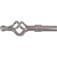 Extendable Cage Finial Curtain Pole - Brushed Chrome - 1.2-2.1m
Extendable Cage Finial Curtain Pole - Brushed Chrome - 1.2-2.1m