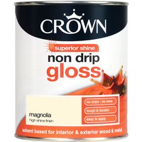 Crown Magnolia - Non Drip Gloss Paint - 750ml
Crown Magnolia - Non Drip Gloss Paint - 750ml