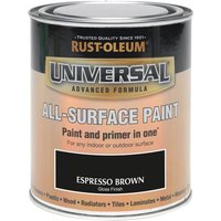 Rust-Oleum Universal All Surface Gloss Paint & Primer - Espresso - 250ml
Rust-Oleum Universal All Surface Gloss Paint & Primer - Espresso - 250ml