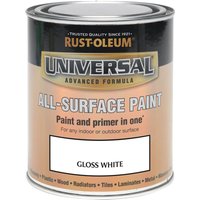 Rust-Oleum Universal All Surface Gloss Paint & Primer - White - 250ml
Rust-Oleum Universal All Surface Gloss Paint & Primer - White - 250ml