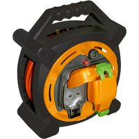 Masterplug 2 Socket Cable Reel with IP Rated Sockets 20m Black/Orange
Masterplug 2 Socket Cable Reel with IP Rated Sockets 20m Black/Orange