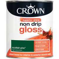 Crown Scottish Pine - Non Drip Gloss Paint - 750ml
Crown Scottish Pine - Non Drip Gloss Paint - 750ml